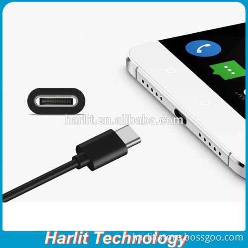 USB A to USB 3.1 Type C Charge Cable For Xiaomi Mobile Phone Black